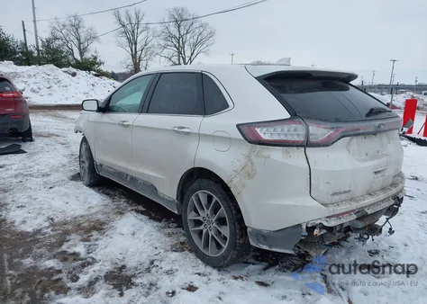 2017 Ford Edge Titanium z USA, uszkodzony, nr VIN 2FMPK4K85HBC60645